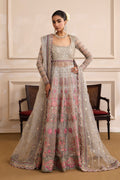 Maryum N Maria | Izara Formals | AMUMET - MW40026 XS Gray Organza