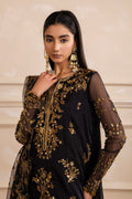 Maryum N Maria | Izara Formals | ANAHITA - MW40028 M Black Organza
