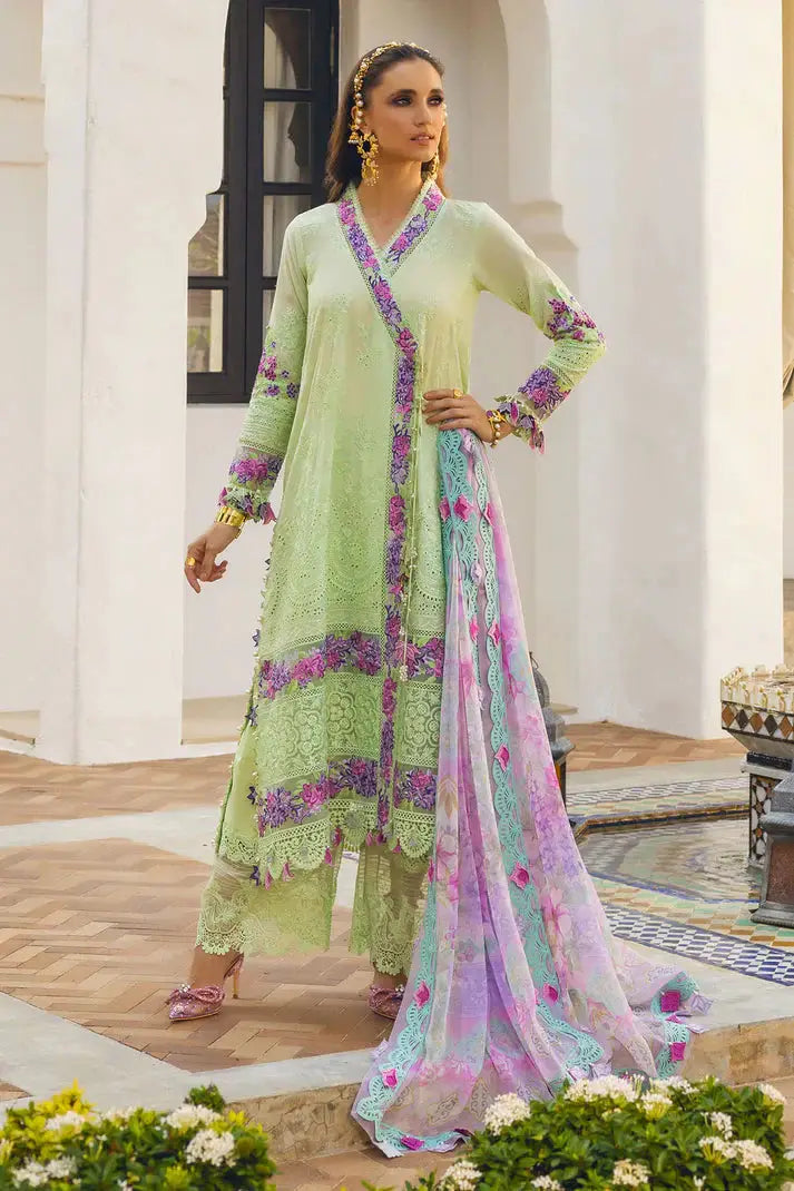 Annus Abrar | Neroli Luxury Lawn | Amani - Pakistani Designer Dress - by Annus Abrar | Type: Luxury - 100% Original at Saira Sultan