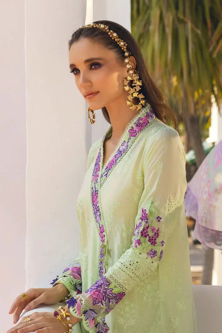 Annus Abrar | Neroli Luxury Lawn | Amani - Pakistani Designer Dress - by Annus Abrar | Type: Luxury - 100% Original at Saira Sultan