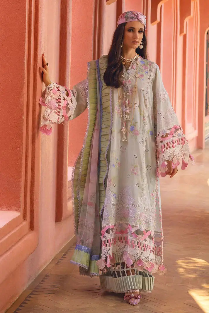 Annus Abrar | Neroli Luxury Lawn | Amafah - Pakistani Designer Dress - by Annus Abrar | Type: Luxury - 100% Original at Saira Sultan