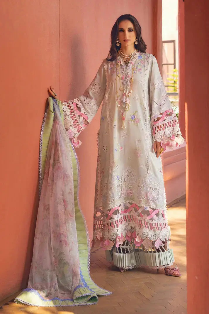 Annus Abrar | Neroli Luxury Lawn | Amafah - Pakistani Designer Dress - by Annus Abrar | Type: Luxury - 100% Original at Saira Sultan