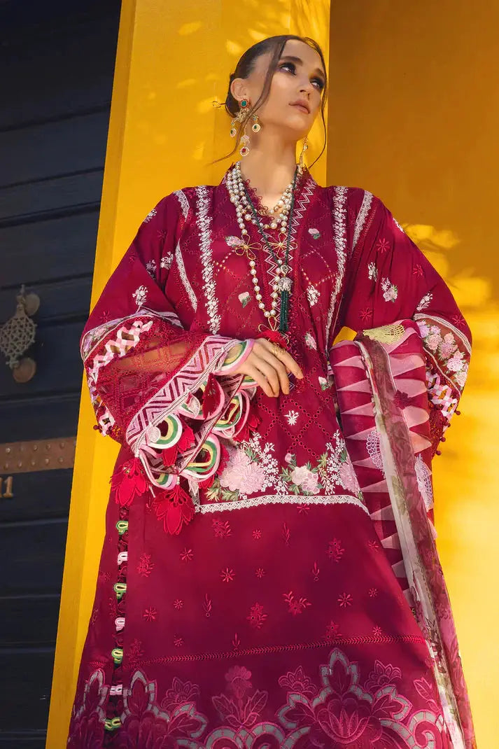 Annus Abrar | Neroli Luxury Lawn | Melia - Pakistani Designer Dress - by Annus Abrar | Type: Luxury - 100% Original at Saira Sultan