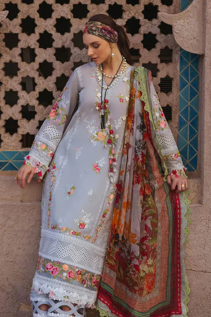 Annus Abrar | Neroli Luxury Lawn | Sera - Pakistani Designer Dress - by Annus Abrar | Type: Luxury - 100% Original at Saira Sultan