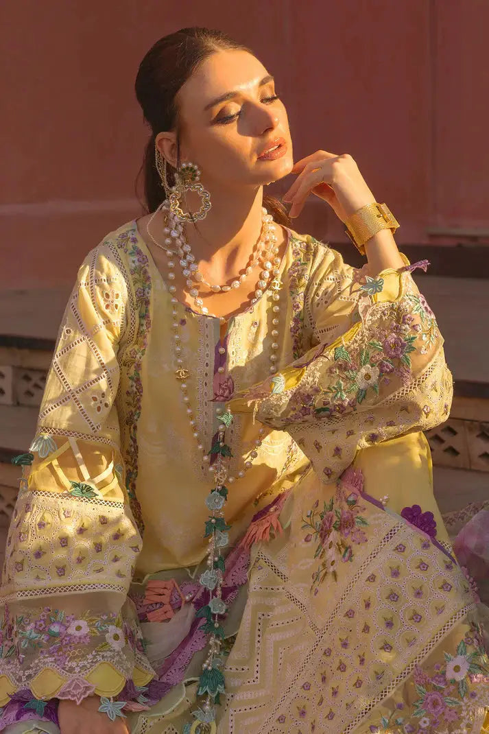 Annus Abrar | Neroli Luxury Lawn | AMAYA - Pakistani Designer Dress - by Annus Abrar | Type: Luxury - 100% Original at Saira Sultan