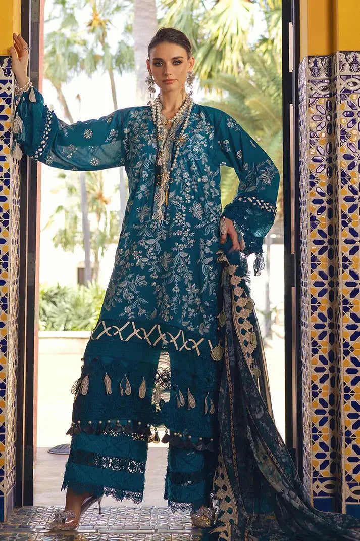 Annus Abrar | Neroli Luxury Lawn | Riba - Pakistani Designer Dress - by Annus Abrar | Type: Luxury - 100% Original at Saira Sultan