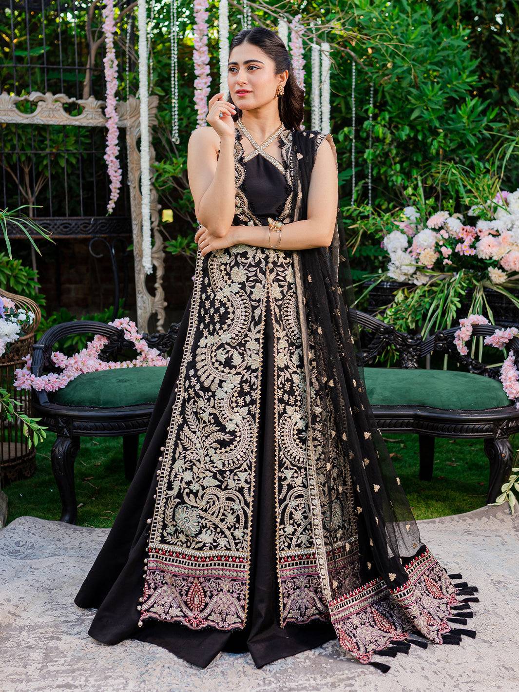 Izel | Heeriye Festive Collection |Surmaya - Pakistani Designer Dress - by Izel | Type: Bridal - 100% Original at Saira Sultan