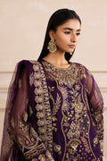 Maryum N Maria | Izara Formals | ARIANA - MW40031 M Dark Purple Organza