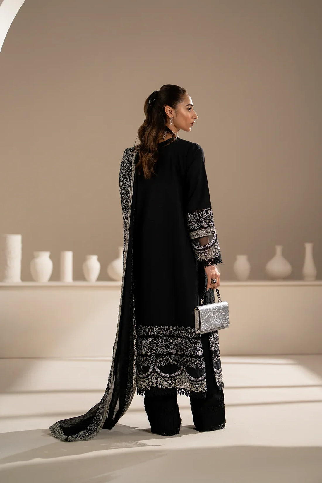 Azzal | Aghaaz Luxury Lawn | Siyah XS