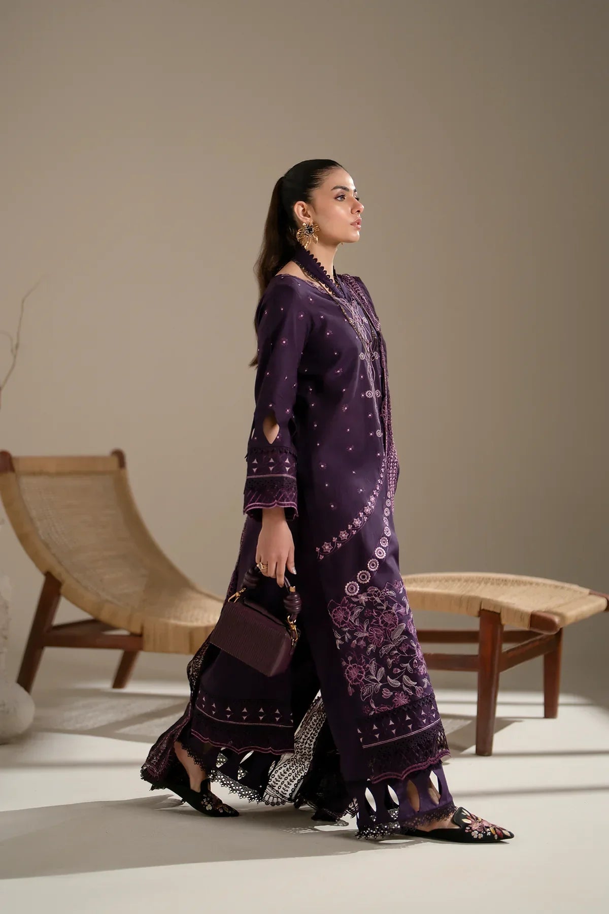 Azzal | Aghaaz Luxury Lawn | Aroma M