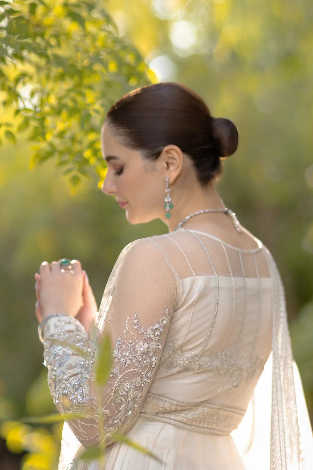Azzal | Noor Wedding Formals | Safed Custom Size