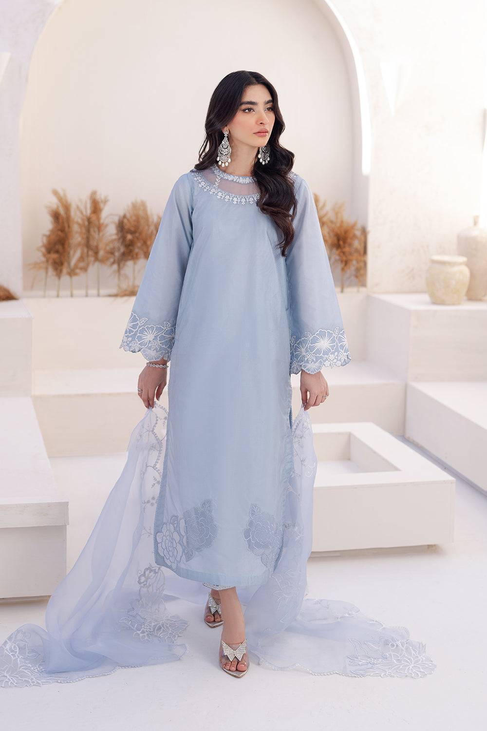 Azure | Ensembles Embroidered Formals | Ashen Grace - Pakistani Designer Dress - by Azure | Type: Formal - 100% Original at Saira Sultan