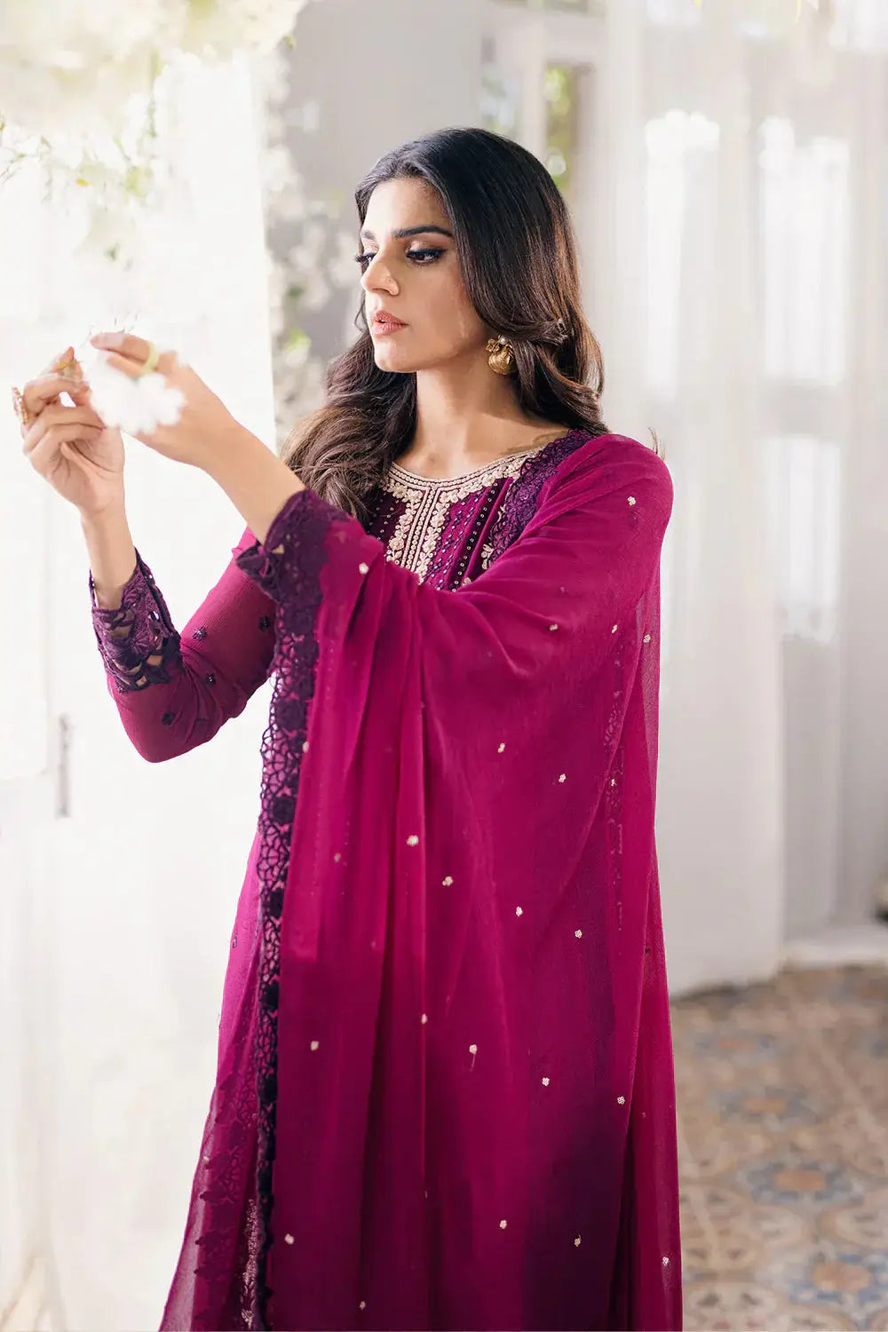 Azure | Ensembles Embroidered Formals | Merlot Muse - Pakistani Designer Dress - by Azure | Type: Formal - 100% Original at Saira Sultan