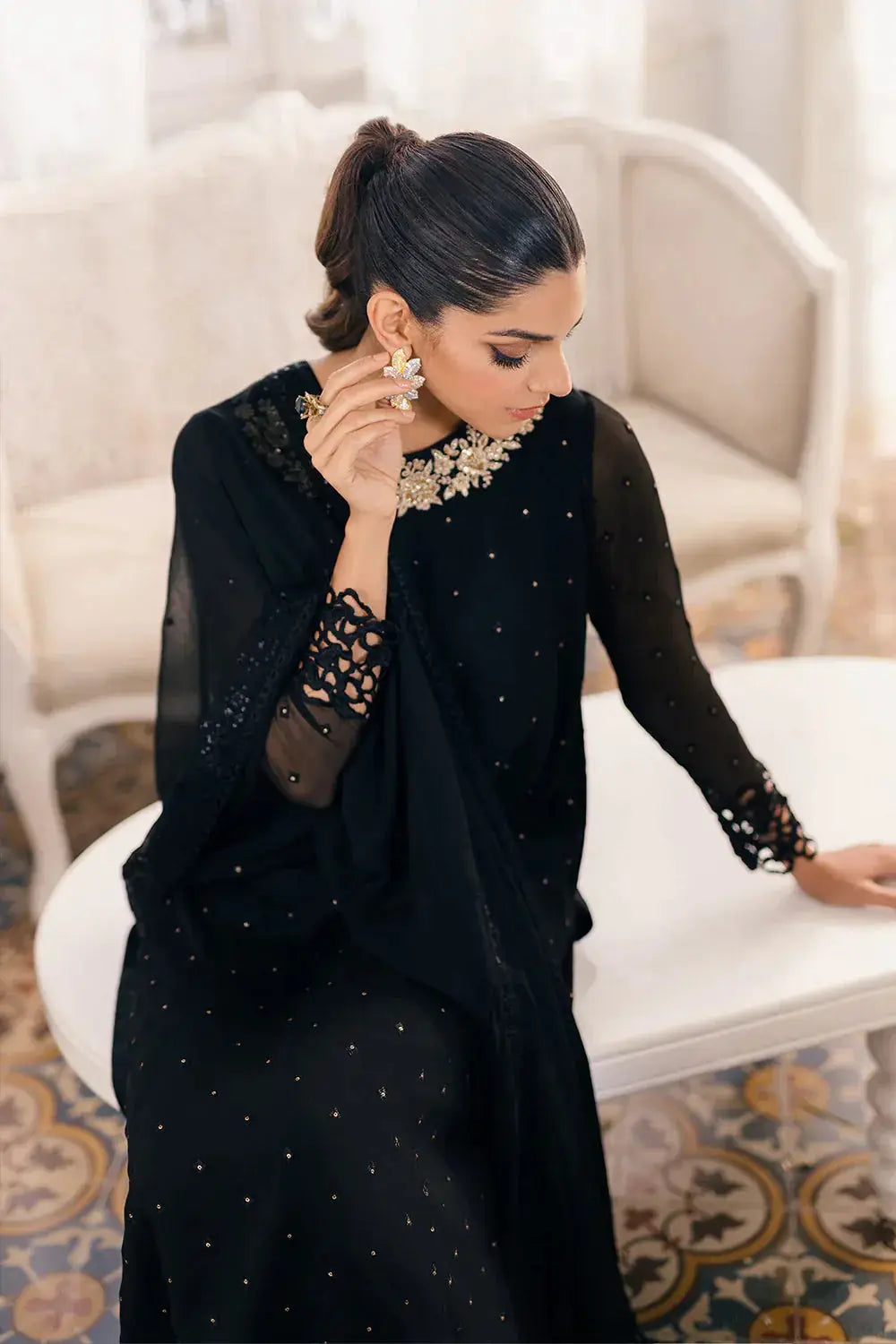 Azure | Ensembles Embroidered Formals | Midnight Glow - Pakistani Designer Dress - by Azure | Type: Formal - 100% Original at Saira Sultan