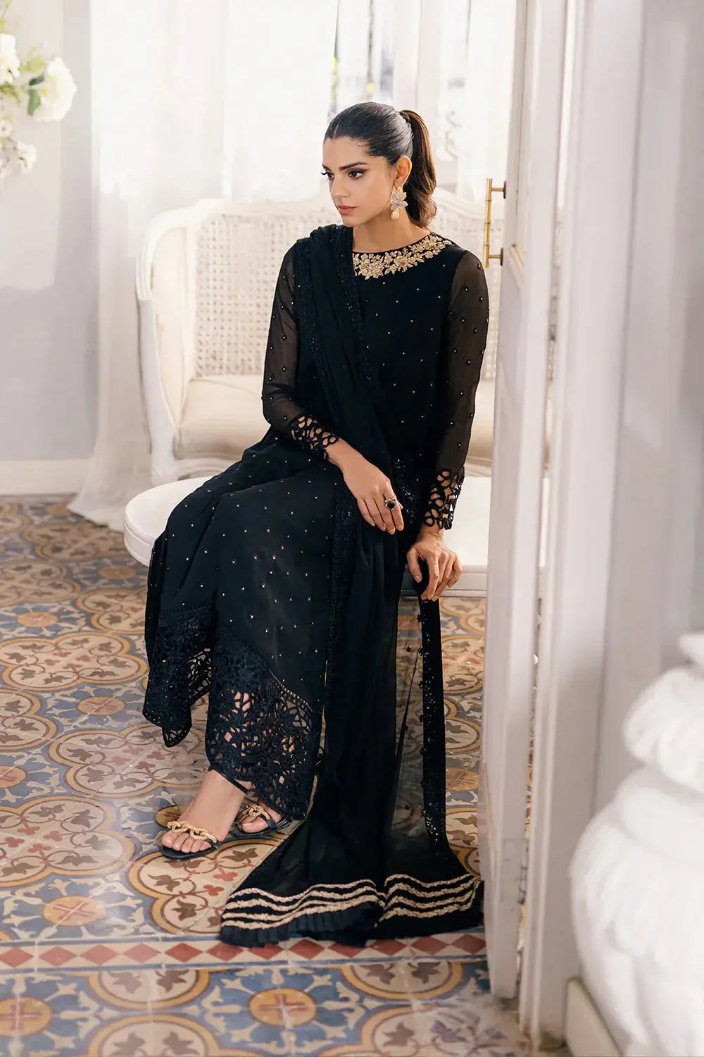 Azure | Ensembles Embroidered Formals | Midnight Glow - Pakistani Designer Dress - by Azure | Type: Formal - 100% Original at Saira Sultan