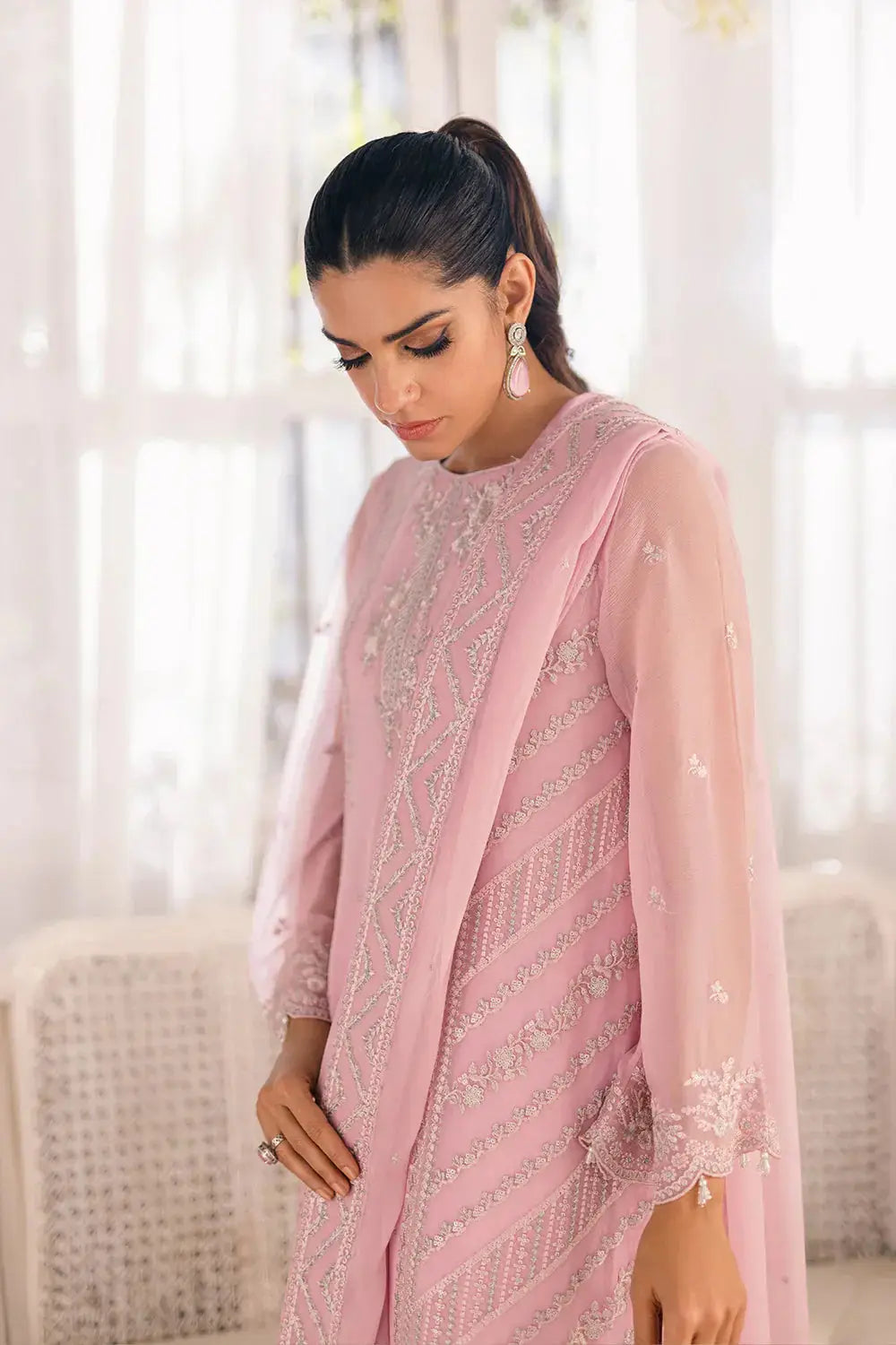 Azure | Ensembles Embroidered Formals | Tender Tulip - Pakistani Designer Dress - by Azure | Type: Luxury - 100% Original at Saira Sultan