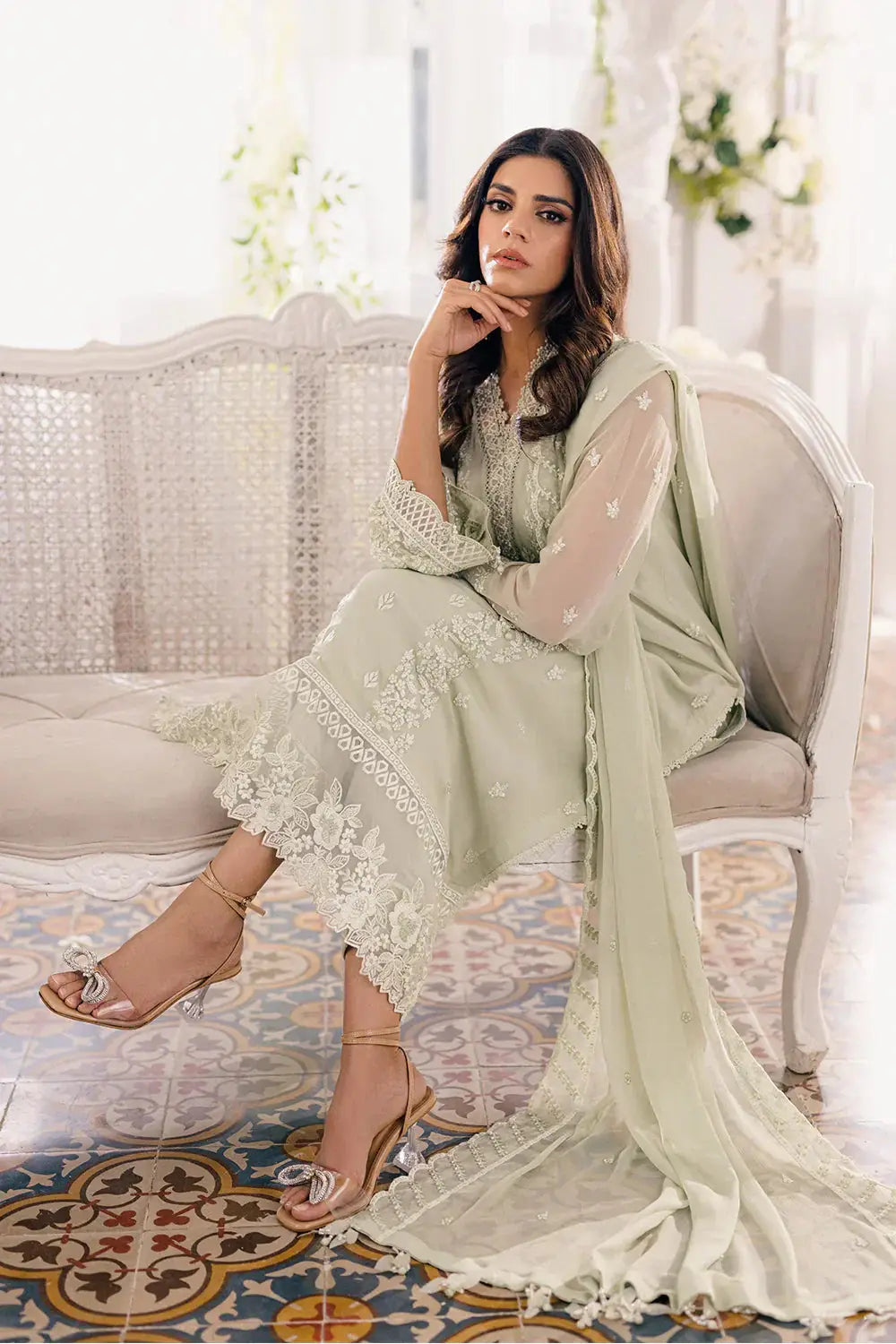 Azure | Ensembles Embroidered Formals | Enchanted Moss - Pakistani Designer Dress - by Azure | Type: Formal - 100% Original at Saira Sultan