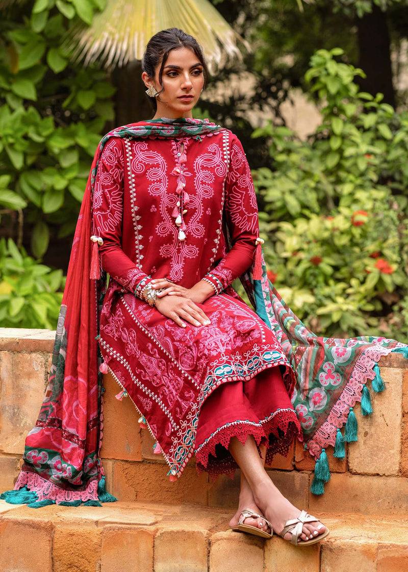 Sadaf Fawad Khan | Lawn 24 | Helen (B) - Pakistani Designer Dress - by Sadaf Fawad Khan | Type: Luxury - 100% Original at Saira Sultan