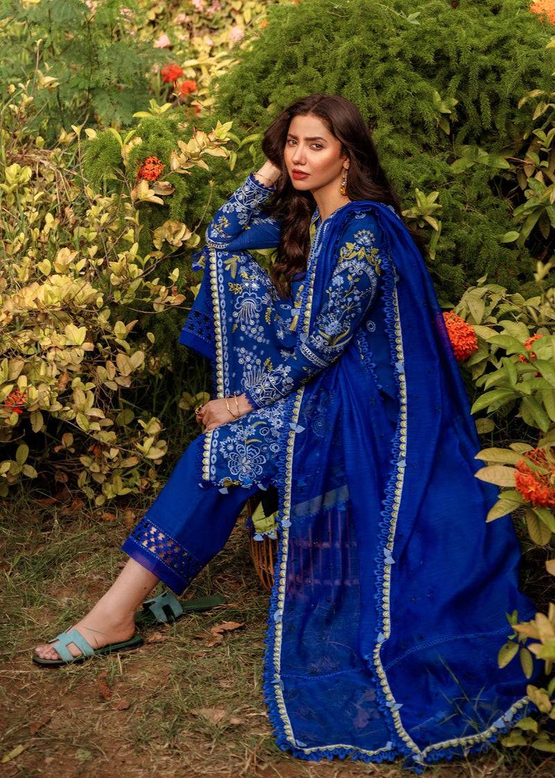 Sadaf Fawad Khan | Lawn 24 | Dalia (A) - Pakistani Designer Dress - by Sadaf Fawad Khan | Type: Luxury - 100% Original at Saira Sultan