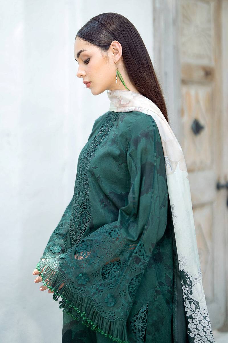 Baroque | Lawn Collection 24 | UF-546 - Pakistani Designer Dress - by Baroque | Type: Luxury - 100% Original at Saira Sultan