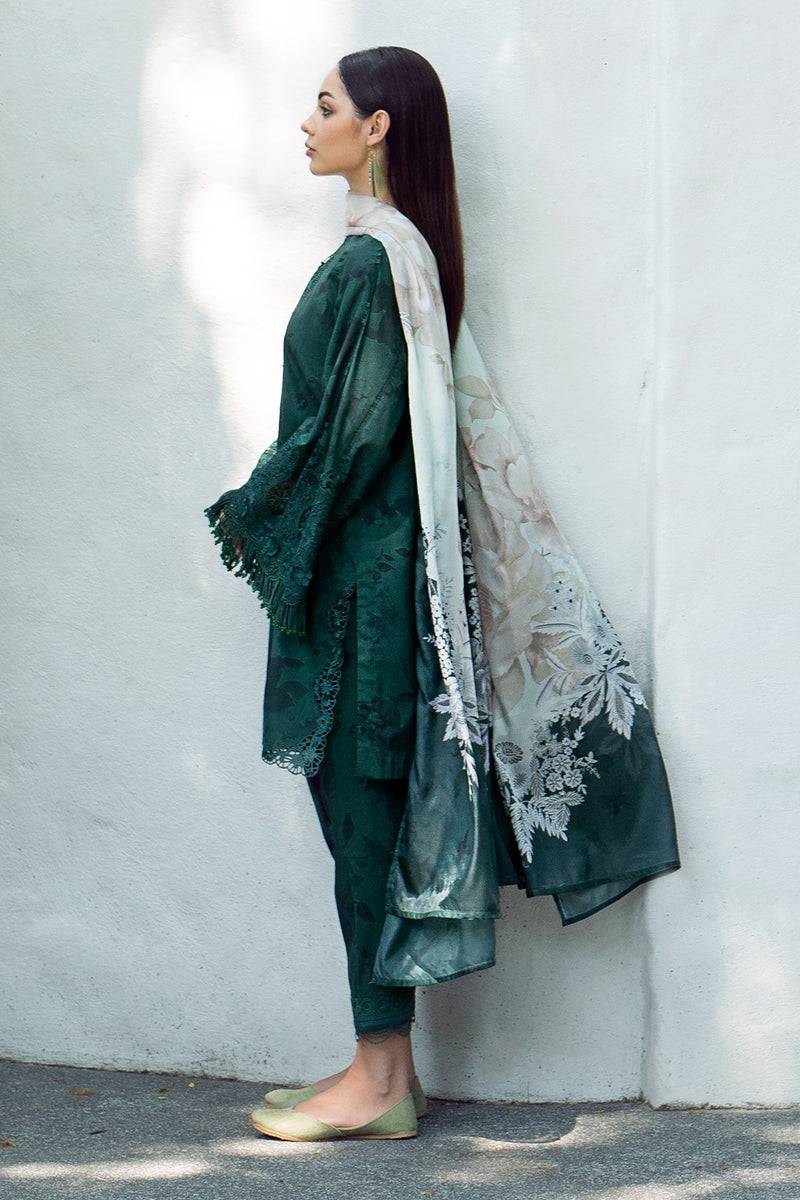 Baroque | Lawn Collection 24 | UF-546 - Pakistani Designer Dress - by Baroque | Type: Luxury - 100% Original at Saira Sultan