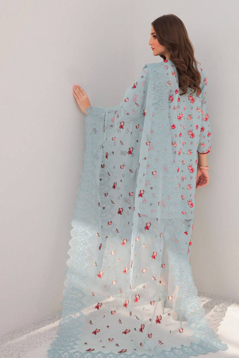 Baroque | Lawn Collection 24 | UF-305 - Pakistani Designer Dress - by Baroque | Type: Luxury - 100% Original at Saira Sultan