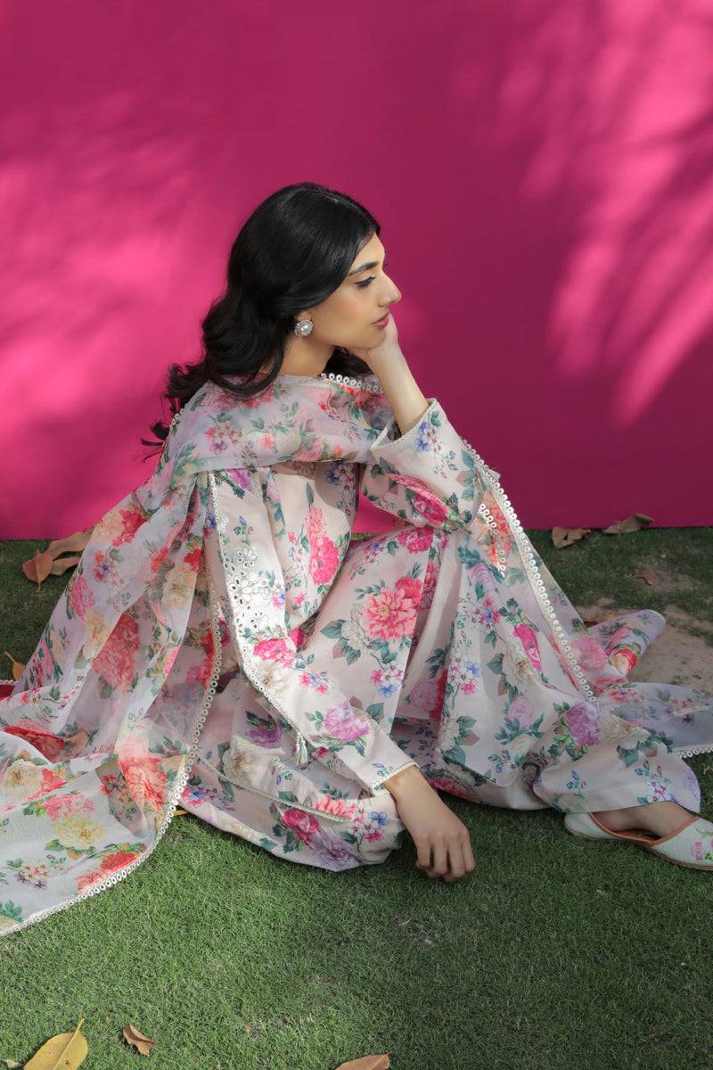 Baroque | Lawn Collection 24 | UF-191 - Pakistani Designer Dress - by Baroque | Type: Luxury - 100% Original at Saira Sultan