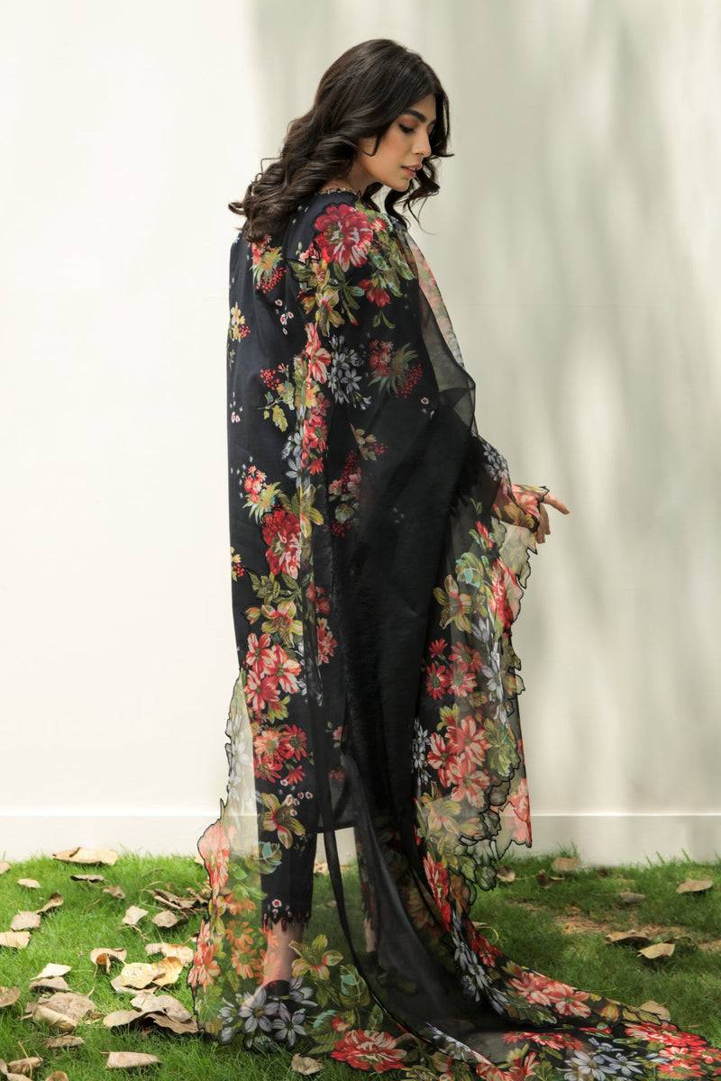 Baroque | Lawn Collection 24 | UF-208 - Pakistani Designer Dress - by Baroque | Type: Luxury - 100% Original at Saira Sultan