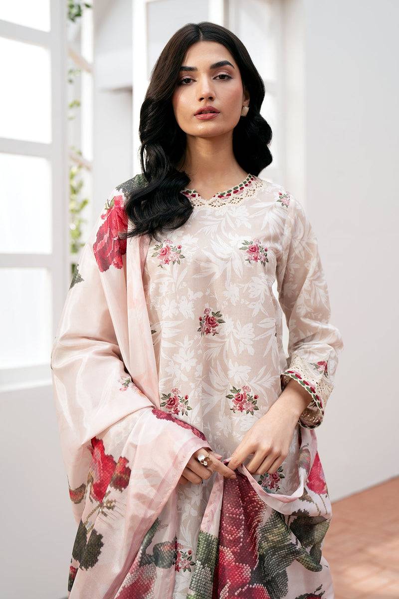 Baroque | Lawn Collection 24 | UF-535 - Pakistani Designer Dress - by Baroque | Type: Luxury - 100% Original at Saira Sultan