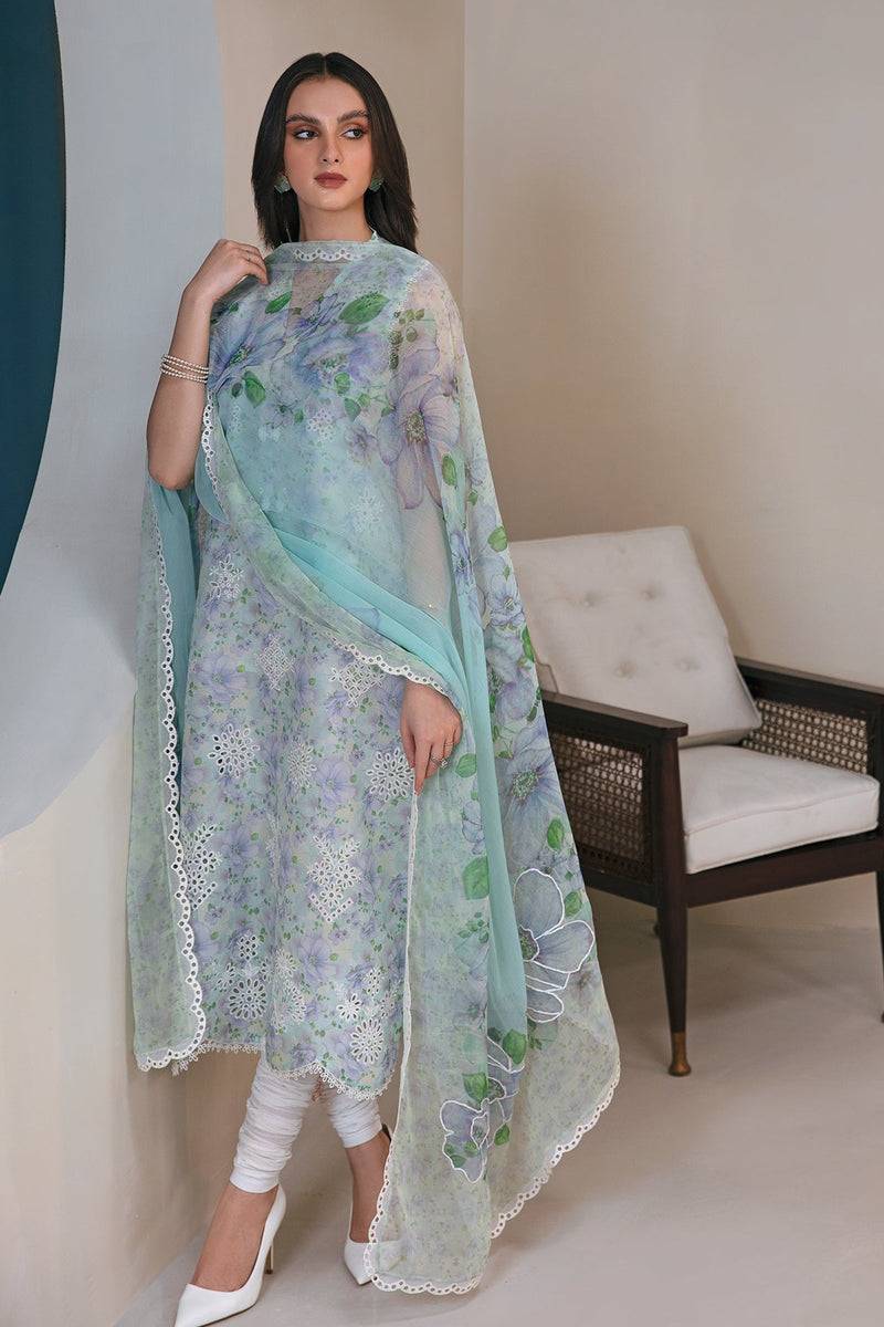 Baroque | Lawn Collection 24 | UF-357 - Pakistani Designer Dress - by Baroque | Type: Luxury - 100% Original at Saira Sultan