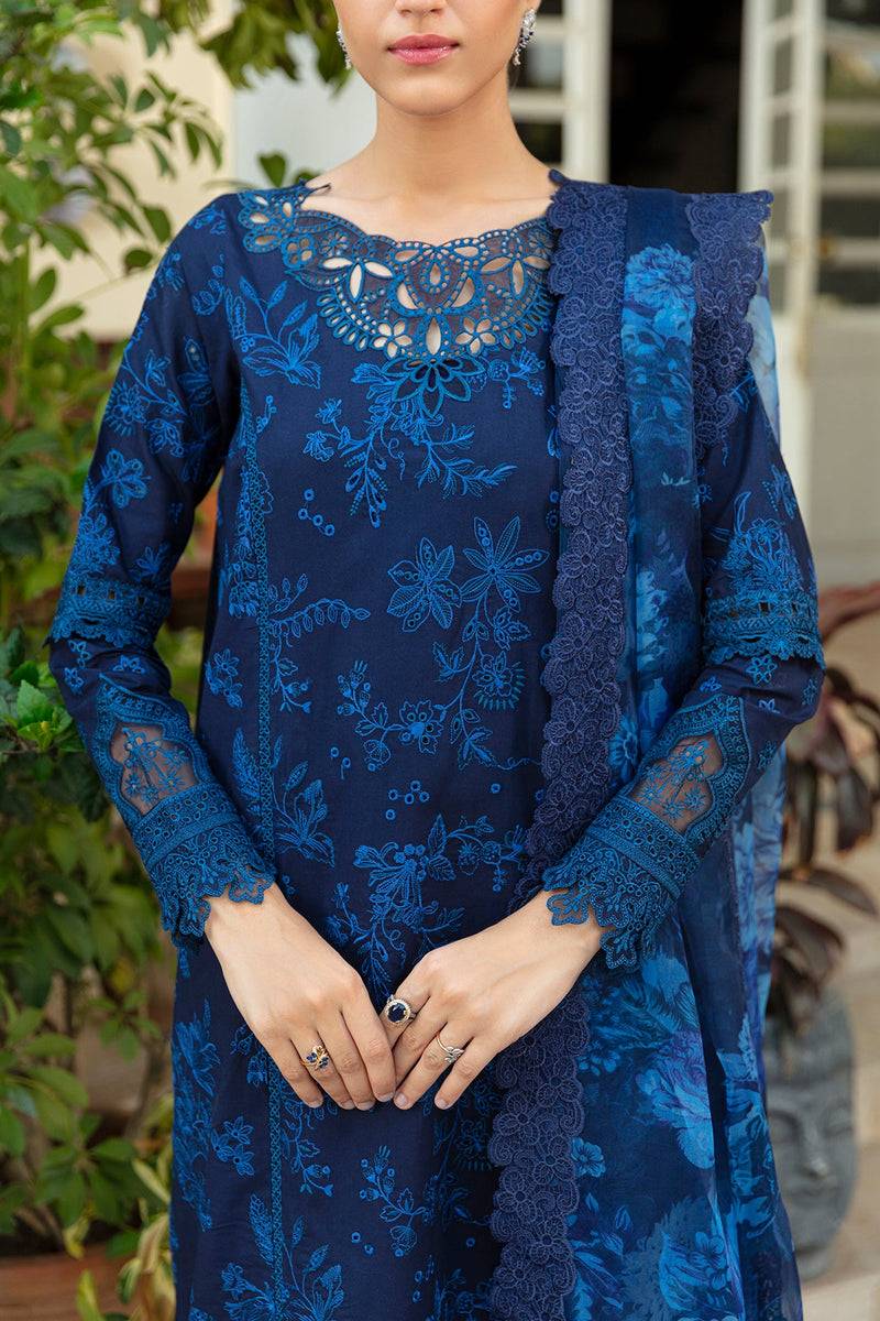 Baroque | Lawn Collection 24 | UF-380 - Pakistani Designer Dress - by Baroque | Type: Luxury - 100% Original at Saira Sultan
