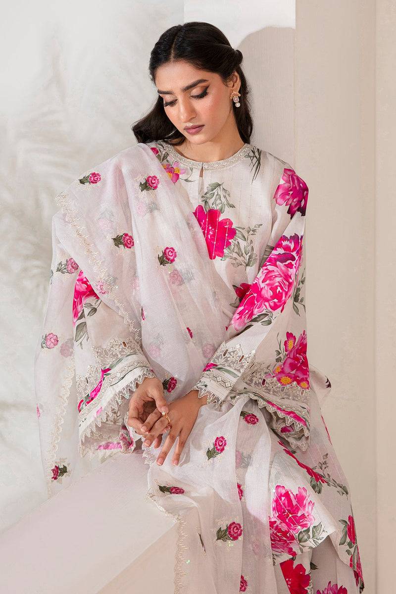 Baroque | Lawn Collection 24 | UF-347 - Pakistani Designer Dress - by Baroque | Type: Luxury - 100% Original at Saira Sultan