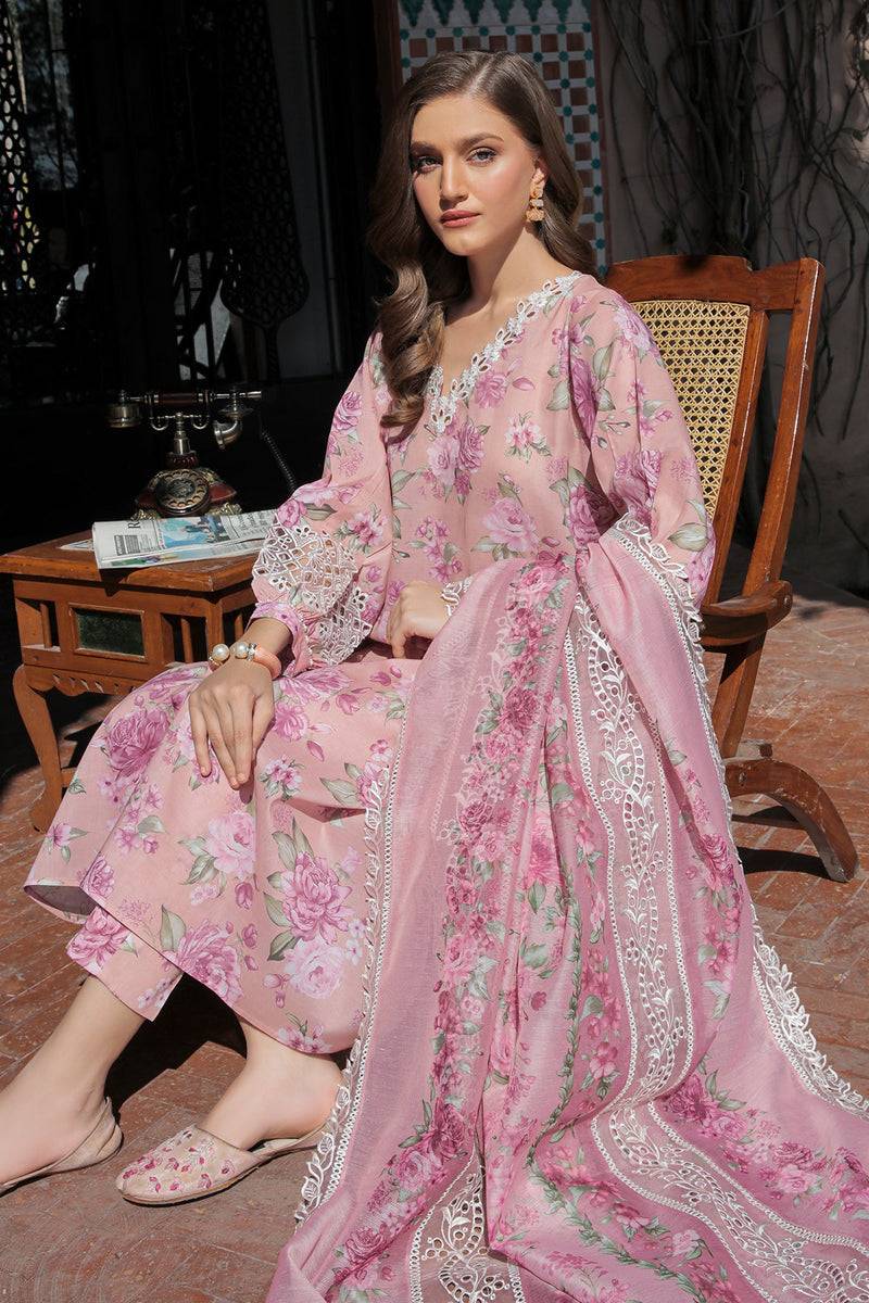 Baroque | Lawn Collection 24 | UF-315 - Pakistani Designer Dress - by Baroque | Type: Luxury - 100% Original at Saira Sultan