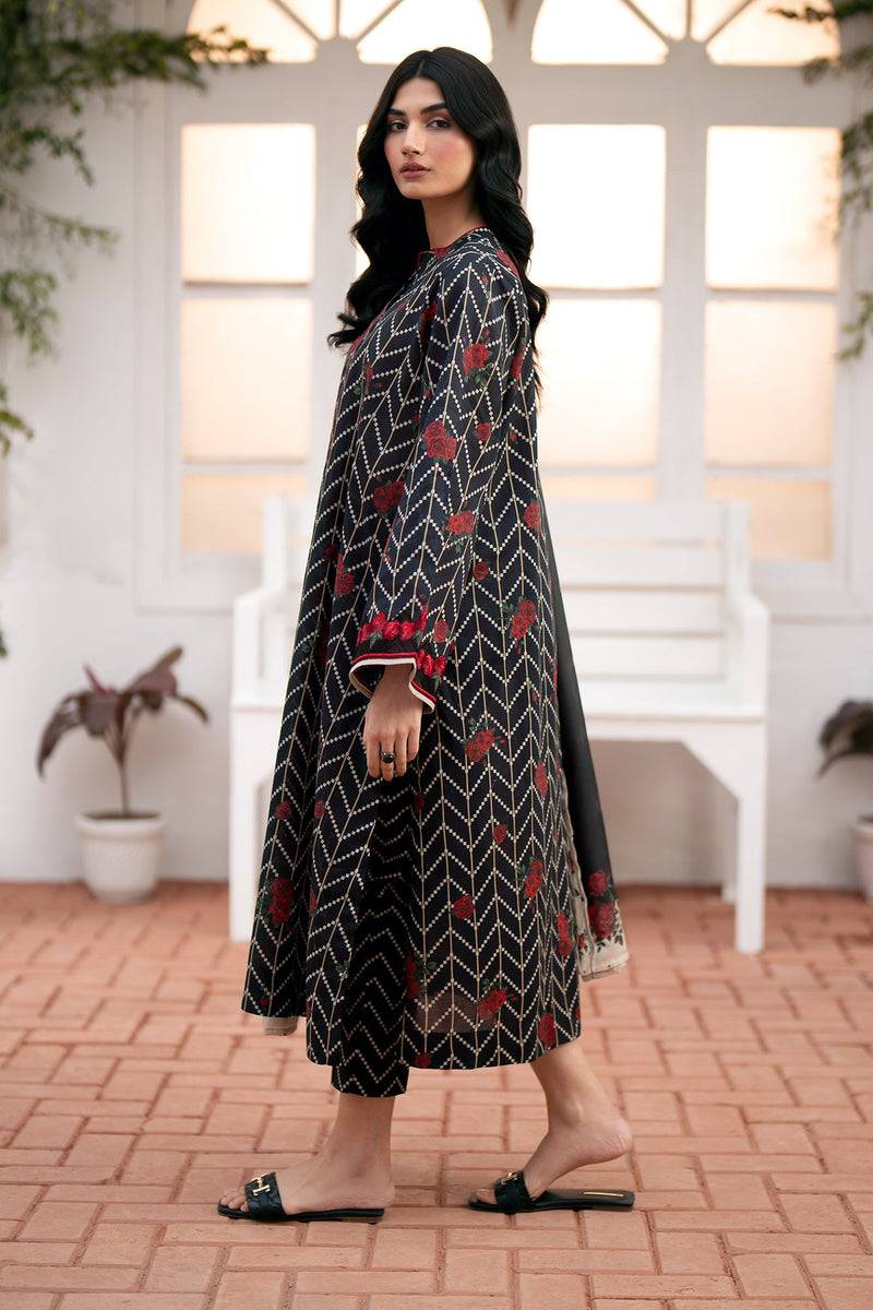 Baroque | Lawn Collection 24 | UF-538 - Pakistani Designer Dress - by Baroque | Type: Luxury - 100% Original at Saira Sultan