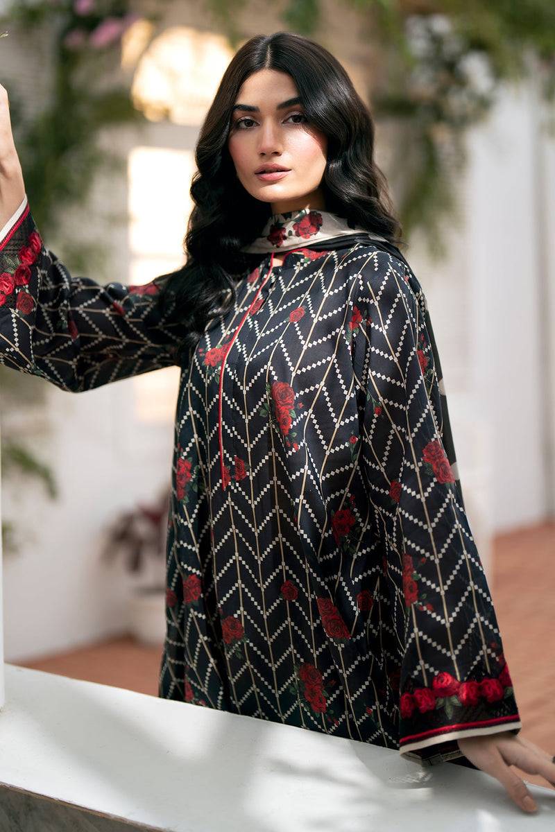 Baroque | Lawn Collection 24 | UF-538 - Pakistani Designer Dress - by Baroque | Type: Luxury - 100% Original at Saira Sultan