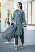 Baroque | Lawn Collection 24 | UF-551 - Pakistani Designer Dress - by Baroque | Type: Luxury - 100% Original at Saira Sultan