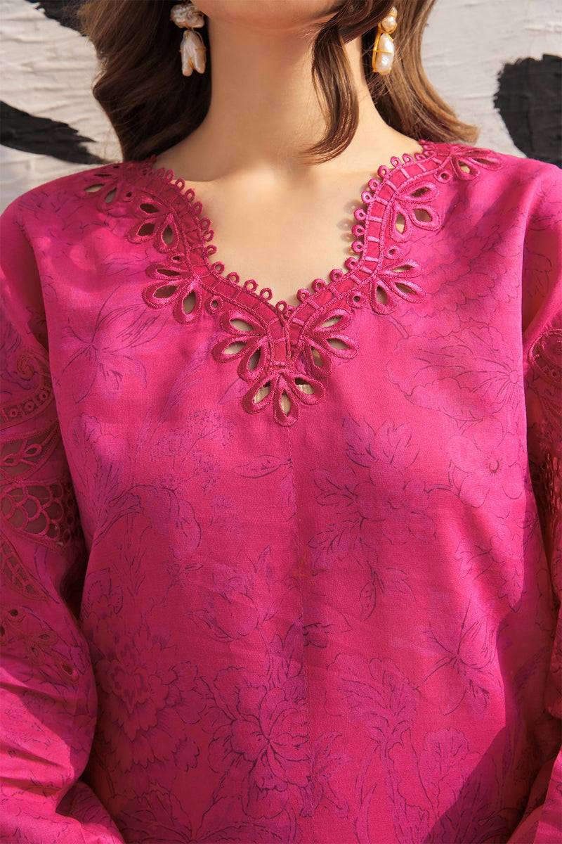 Baroque | Lawn Collection 24 | UF-308 - Pakistani Designer Dress - by Baroque | Type: Luxury - 100% Original at Saira Sultan