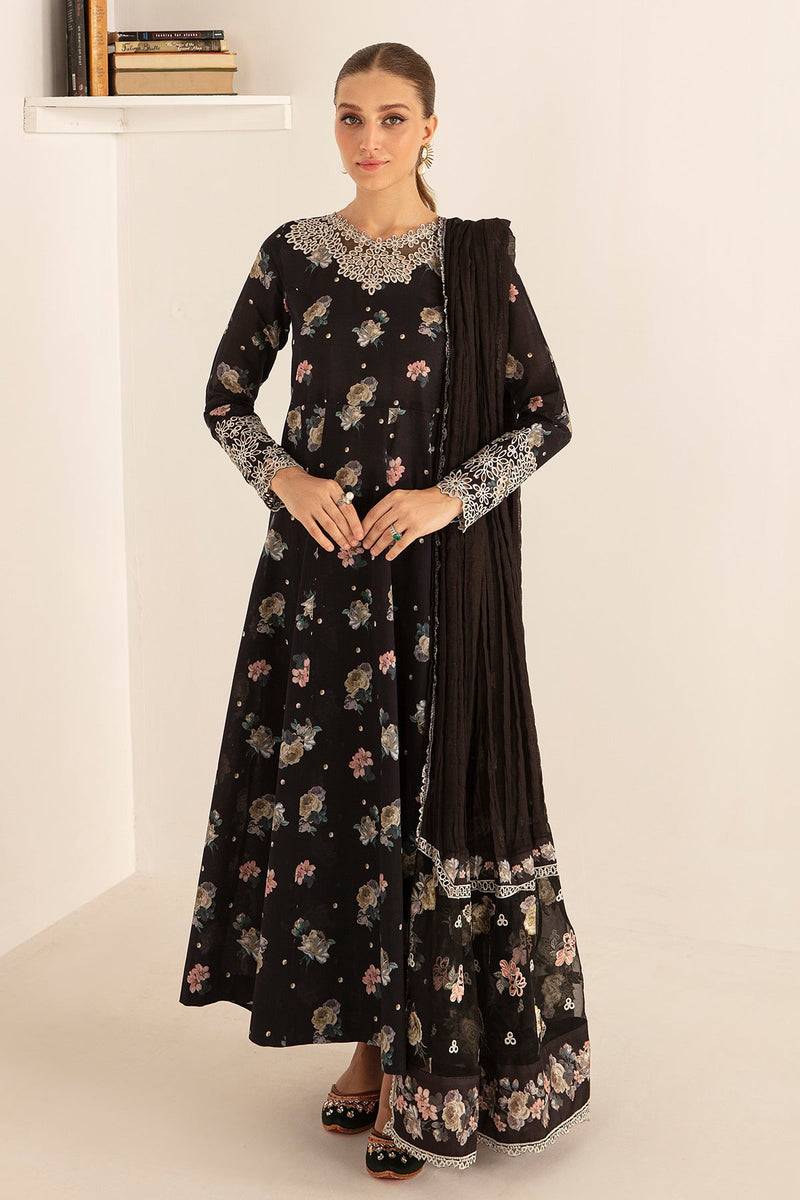 Baroque | Lawn Collection 24 | UF-406 - Pakistani Designer Dress - by Baroque | Type: Luxury - 100% Original at Saira Sultan