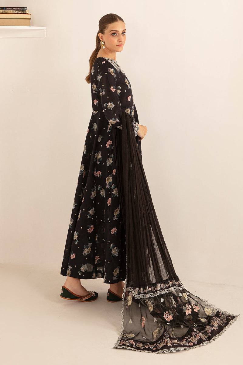Baroque | Lawn Collection 24 | UF-406 - Pakistani Designer Dress - by Baroque | Type: Luxury - 100% Original at Saira Sultan