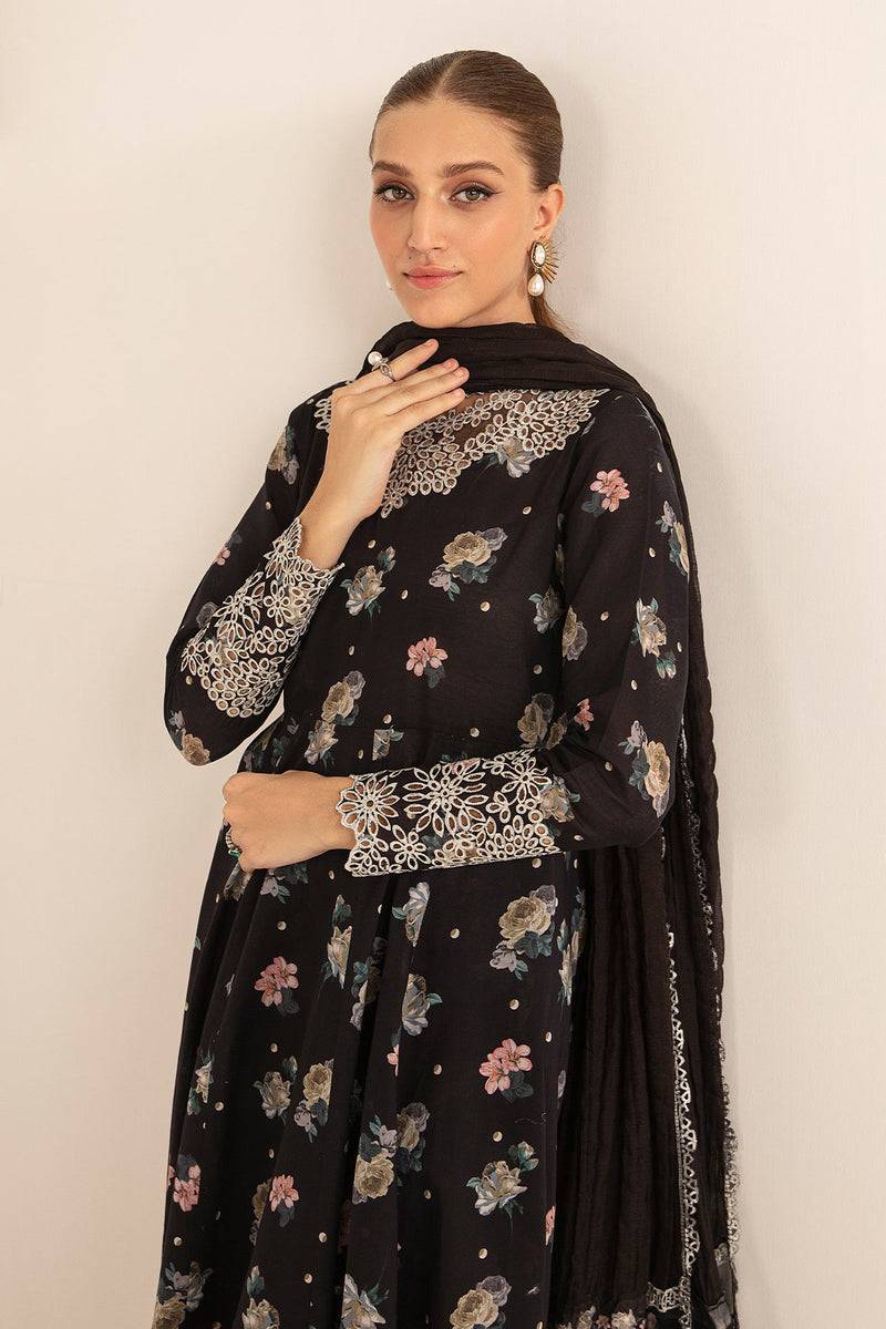 Baroque | Lawn Collection 24 | UF-406 - Pakistani Designer Dress - by Baroque | Type: Luxury - 100% Original at Saira Sultan