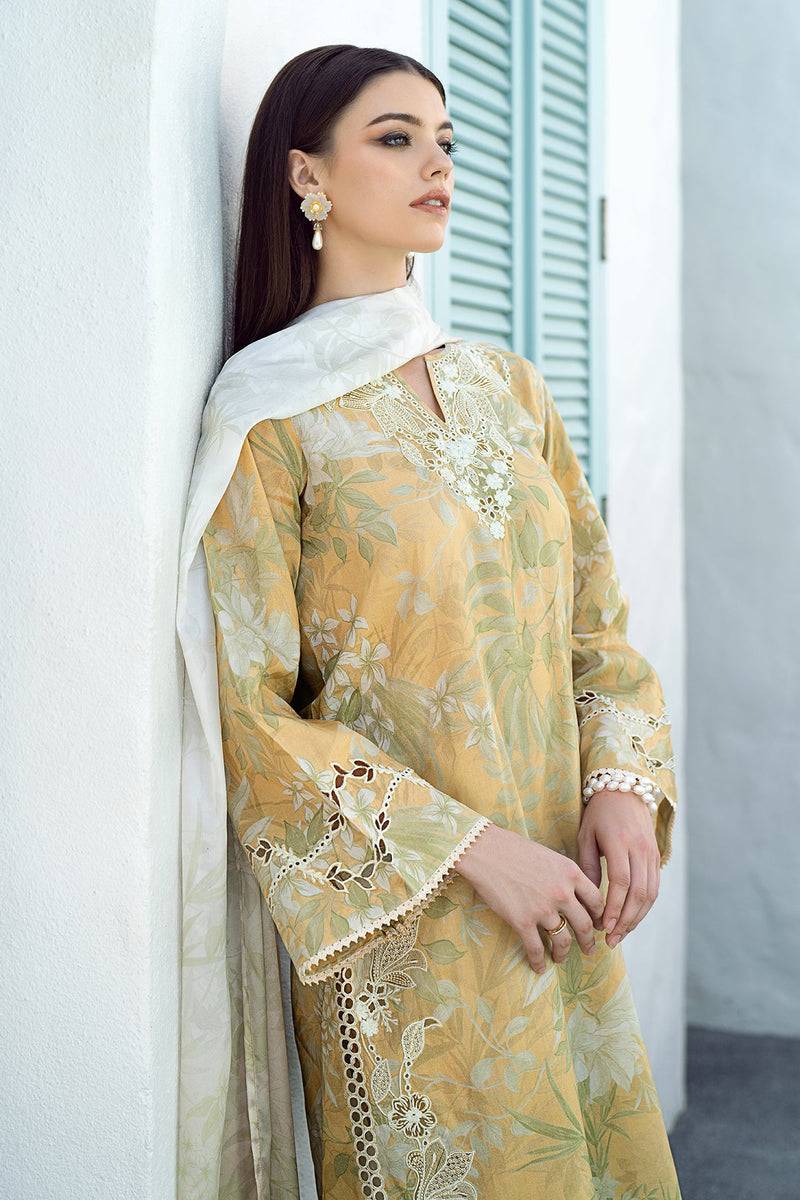 Baroque | Lawn Collection 24 | UF-542 - Pakistani Designer Dress - by Baroque | Type: Luxury - 100% Original at Saira Sultan
