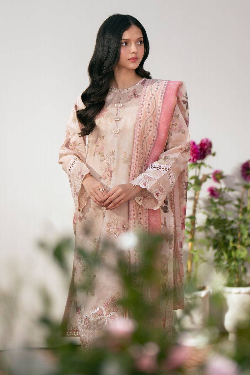 Baroque | Lawn Collection 24 | UF-527 - Pakistani Designer Dress - by Baroque | Type: Luxury - 100% Original at Saira Sultan