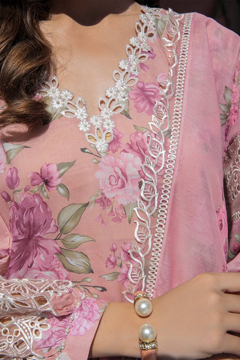Baroque | Lawn Collection 24 | UF-315 - Pakistani Designer Dress - by Baroque | Type: Luxury - 100% Original at Saira Sultan
