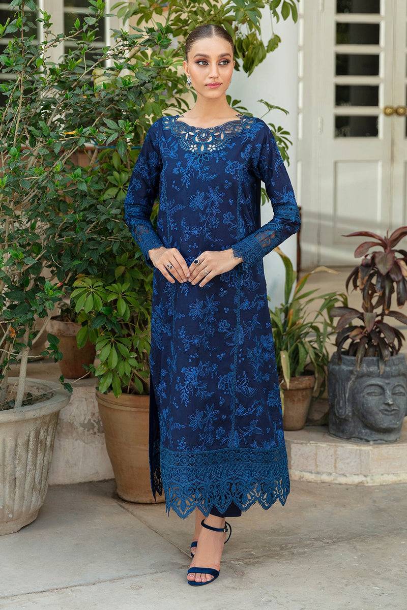 Baroque | Lawn Collection 24 | UF-380 - Pakistani Designer Dress - by Baroque | Type: Luxury - 100% Original at Saira Sultan