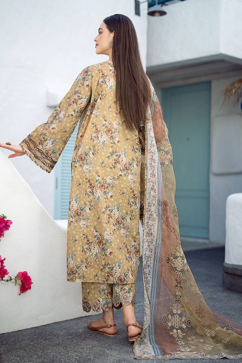 Baroque | Lawn Collection 24 | UF-553 - Pakistani Designer Dress - by Baroque | Type: Luxury - 100% Original at Saira Sultan