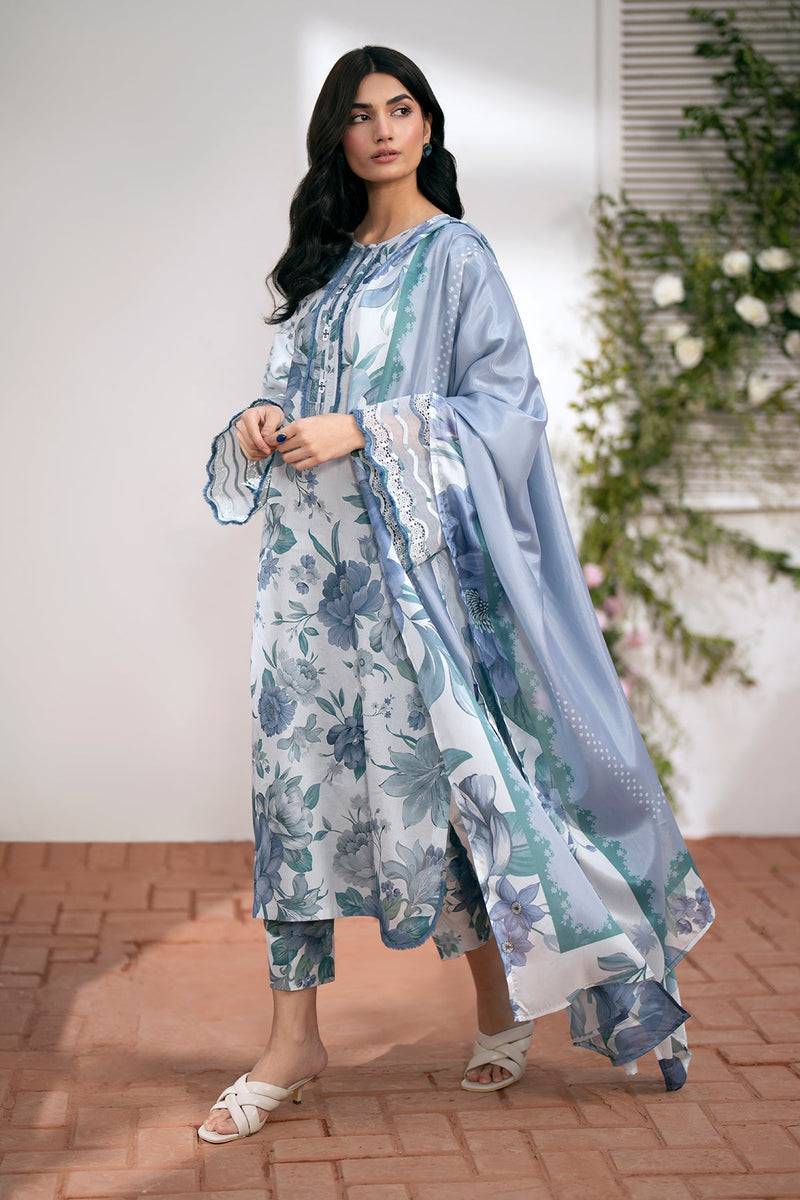Baroque | Lawn Collection 24 | UF-541 - Pakistani Designer Dress - by Baroque | Type: Luxury - 100% Original at Saira Sultan