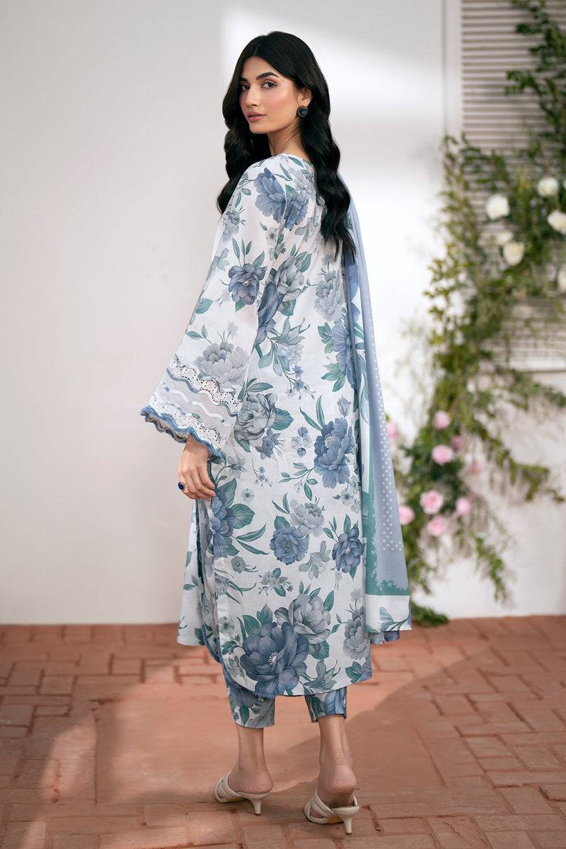 Baroque | Lawn Collection 24 | UF-541 - Pakistani Designer Dress - by Baroque | Type: Luxury - 100% Original at Saira Sultan
