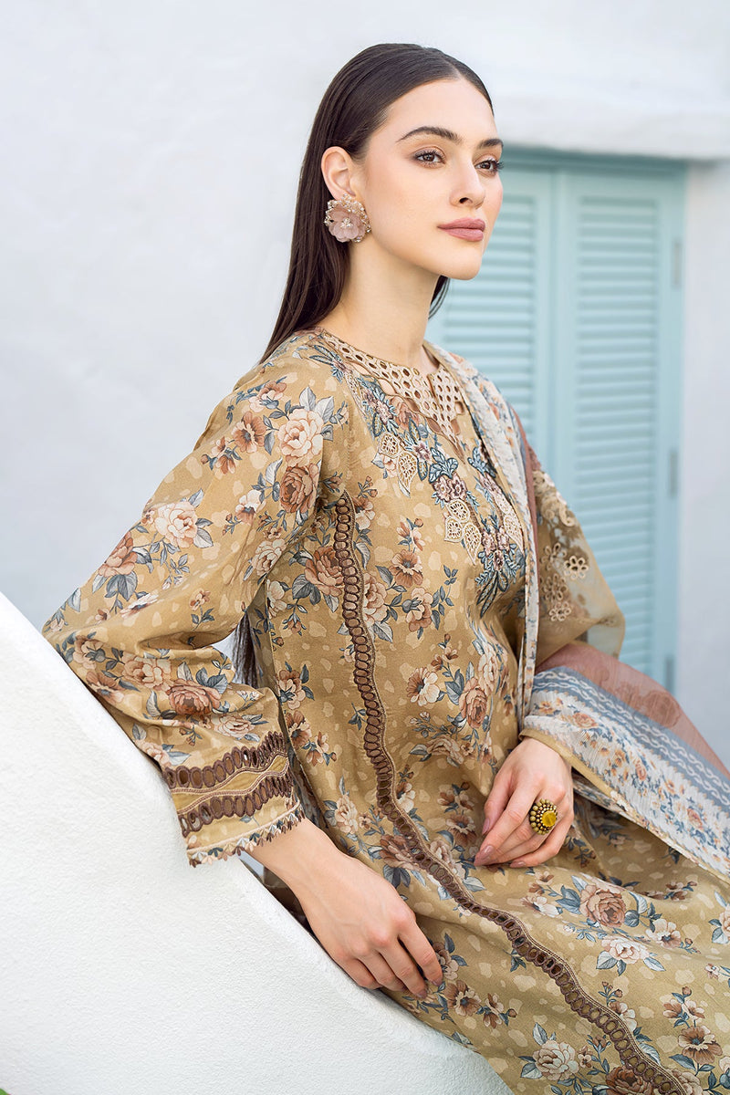 Baroque | Lawn Collection 24 | UF-553 - Pakistani Designer Dress - by Baroque | Type: Luxury - 100% Original at Saira Sultan