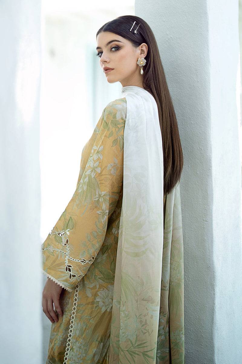 Baroque | Lawn Collection 24 | UF-542 - Pakistani Designer Dress - by Baroque | Type: Luxury - 100% Original at Saira Sultan