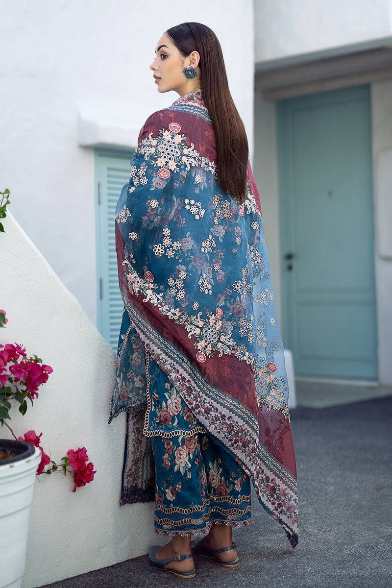 Baroque | Lawn Collection 24 | UF-554 - Pakistani Designer Dress - by Baroque | Type: Luxury - 100% Original at Saira Sultan
